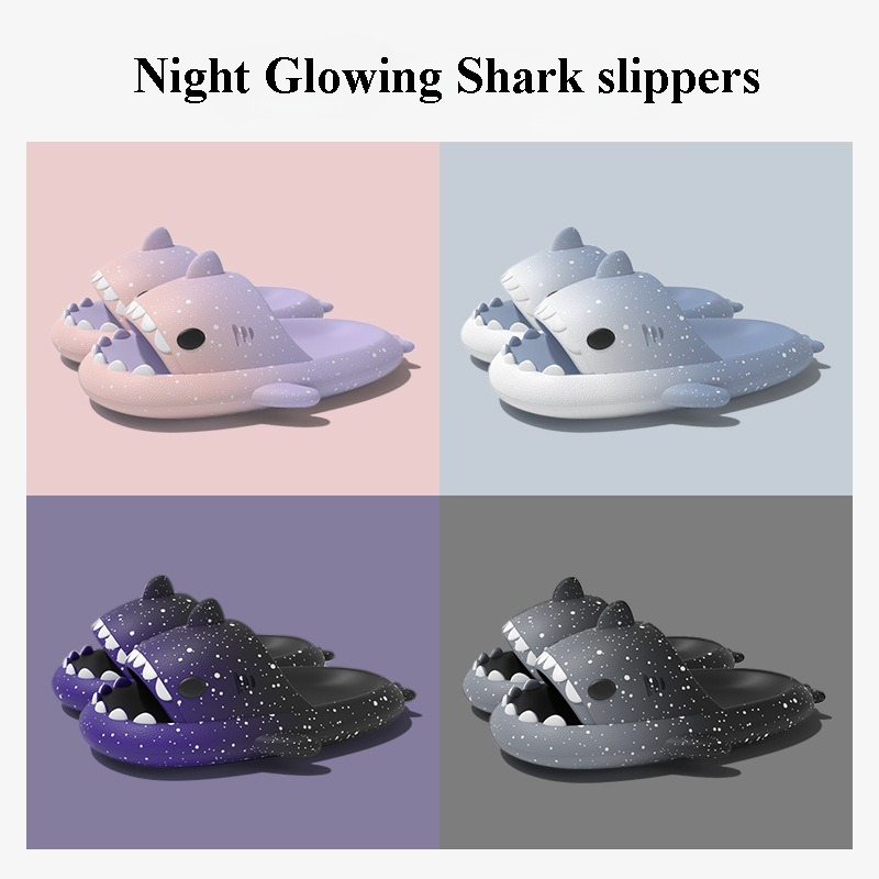 Men'S Shoes In Style - Bonitas zapatillas de tiburón de dibujos