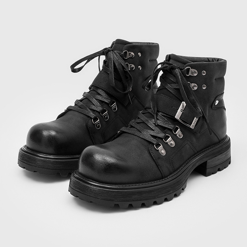 Men'S Shoes Top Brands - Botas de cuero de marca para