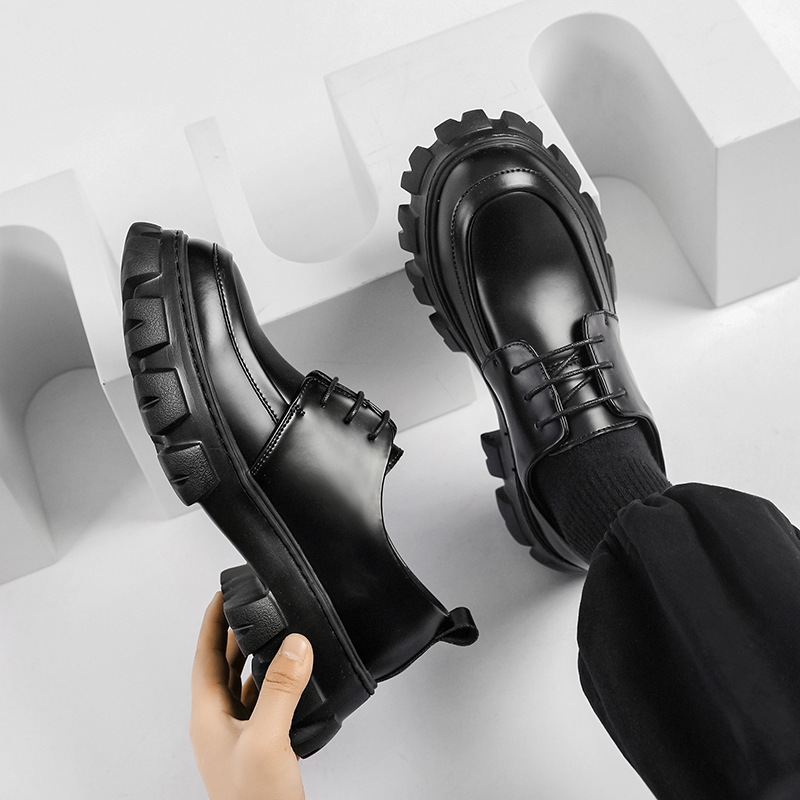 Men Shoes Prada - Zapatos de cuero para hombre, novedad