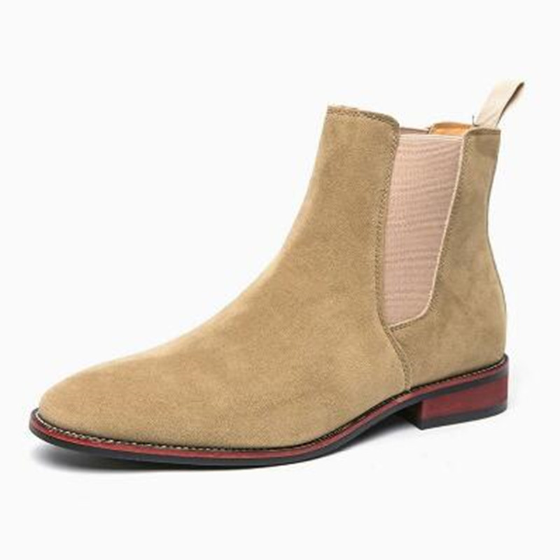 Men'S Shoes Top Brands - Botas Chelsea de Piel Genuina y