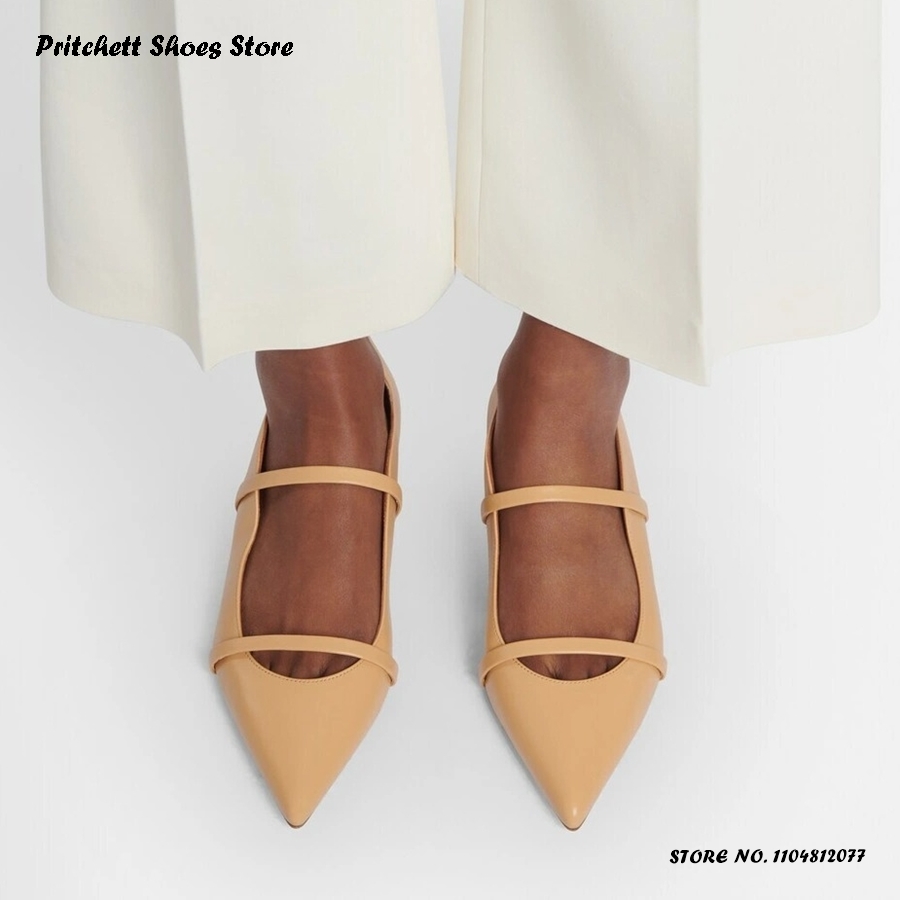 Bailarinas de cuero con doble  - Men'S Shoes With Toes reseña y precio