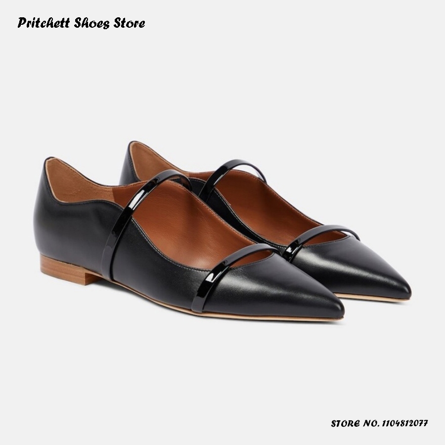 Bailarinas de cuero con doble  - Men'S Shoes With Toes reseña y precio