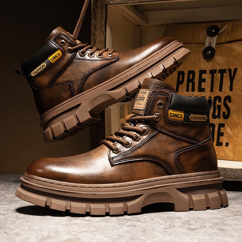 Botines de plataforma Vintage  - Men Shoes Boots reseña y precio