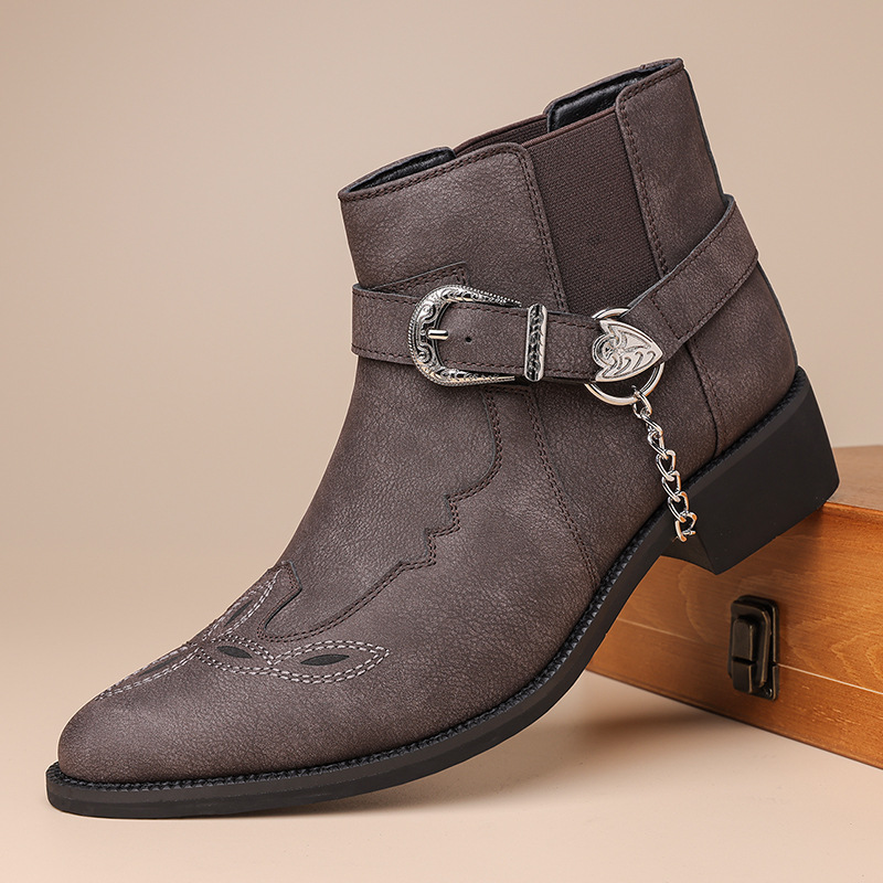 Botas de Vaquero Retro de Moda - Men'S Shoes Top Brands reseña y precio