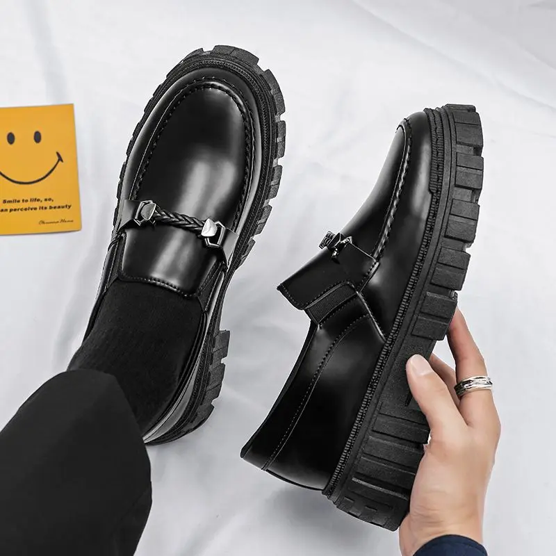Mocasines de cuero con platafo - Men Shoes Prada reseña y precio