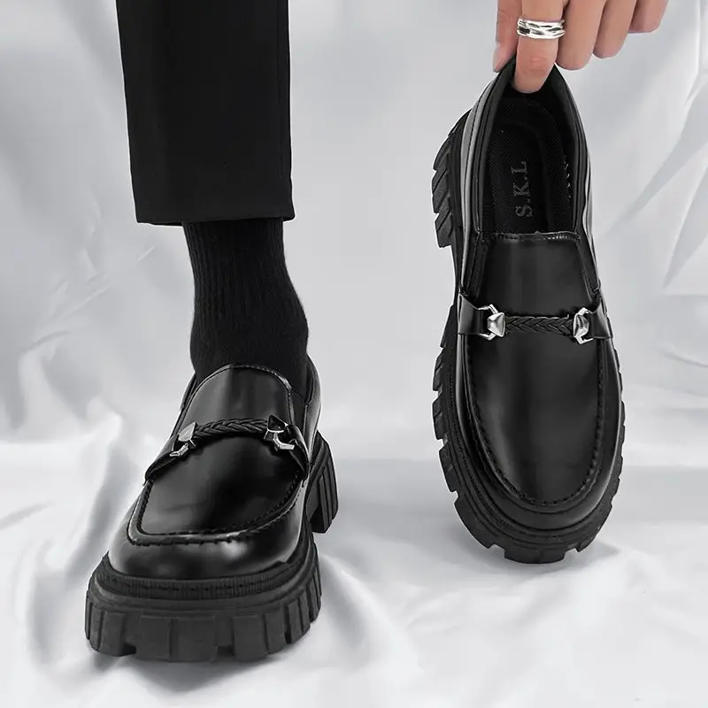 Mocasines de cuero con platafo - Men Shoes Prada reseña y precio
