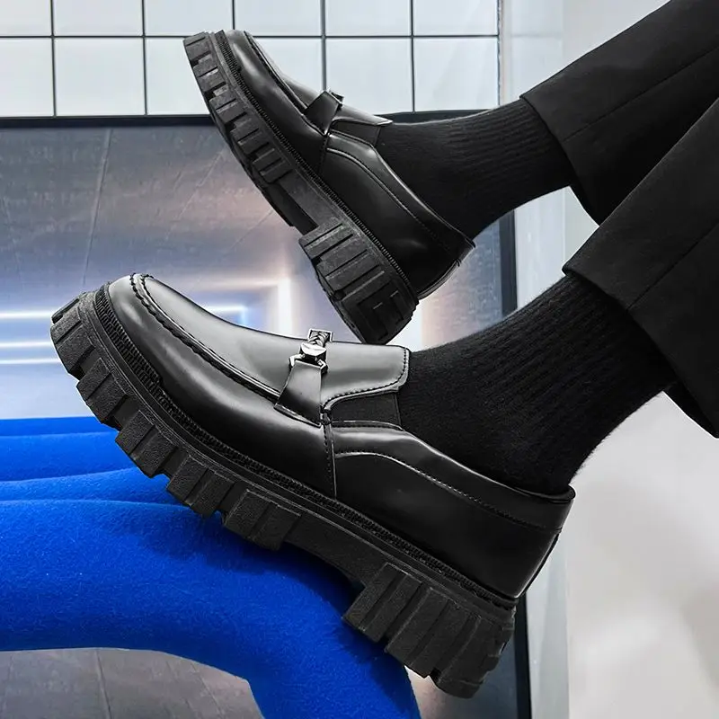 Mocasines de cuero con platafo - Men Shoes Prada reseña y precio