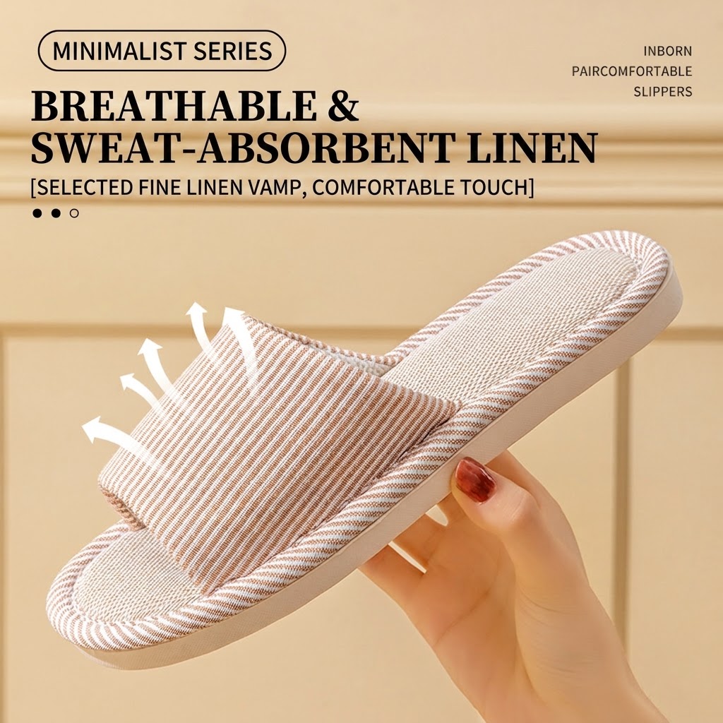 Pantuflas de Lino Transpirable - Men'S Shoes With Toes reseña y precio