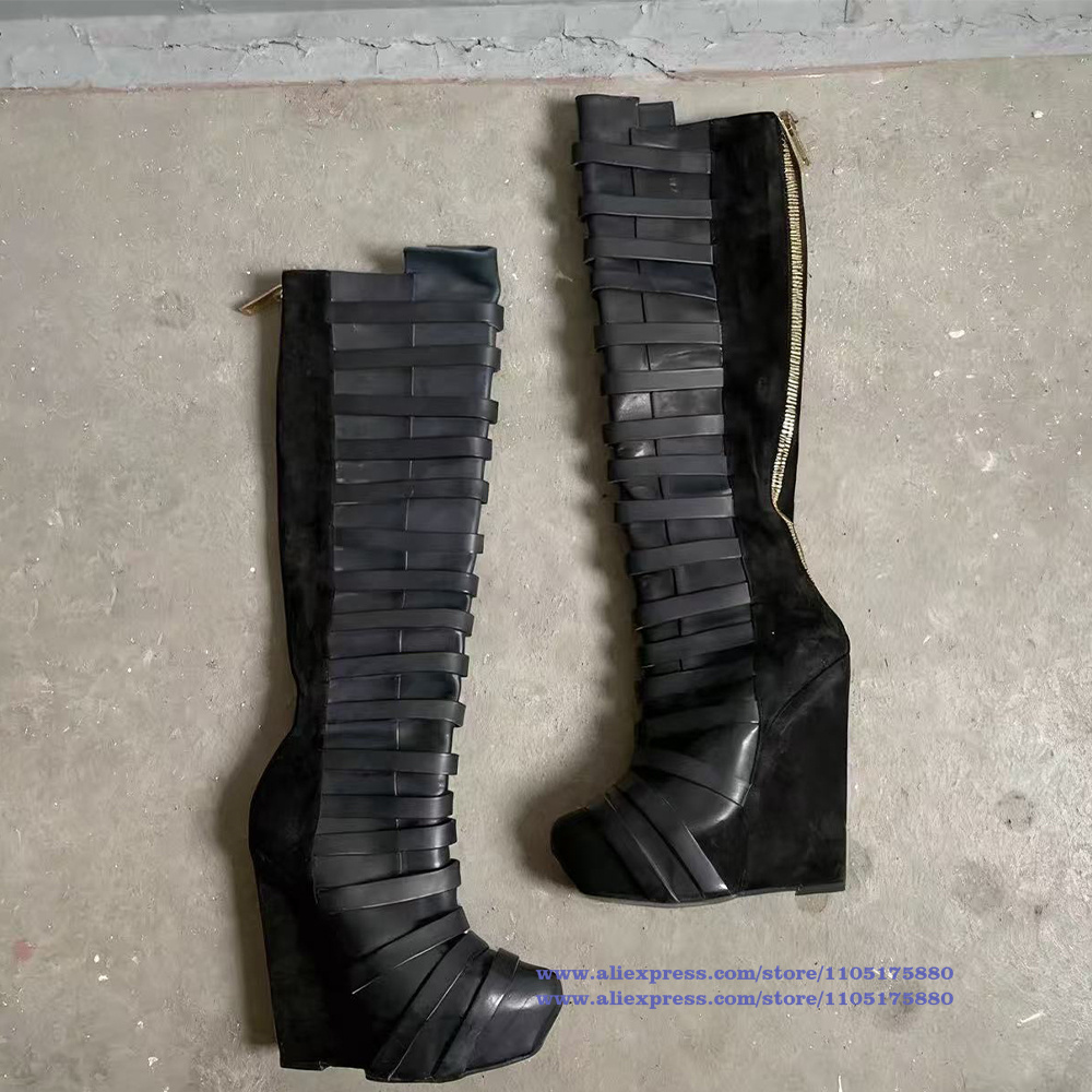 Botas hasta la rodilla con pla - Men Shoes Boots reseña y precio